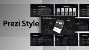 Prezi Style PowerPoint Template Cover Image