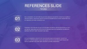 References Slide Template