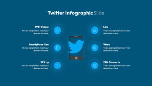 Twitter Infographic Slide Dark