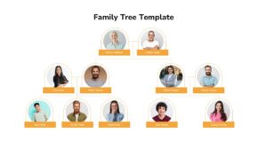 Family Tree PowerPoint diagram