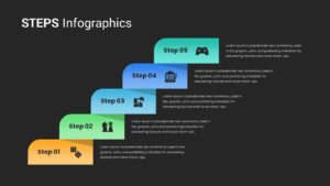 Five-Steps-Infographics-PowerPoint-Template-Dark