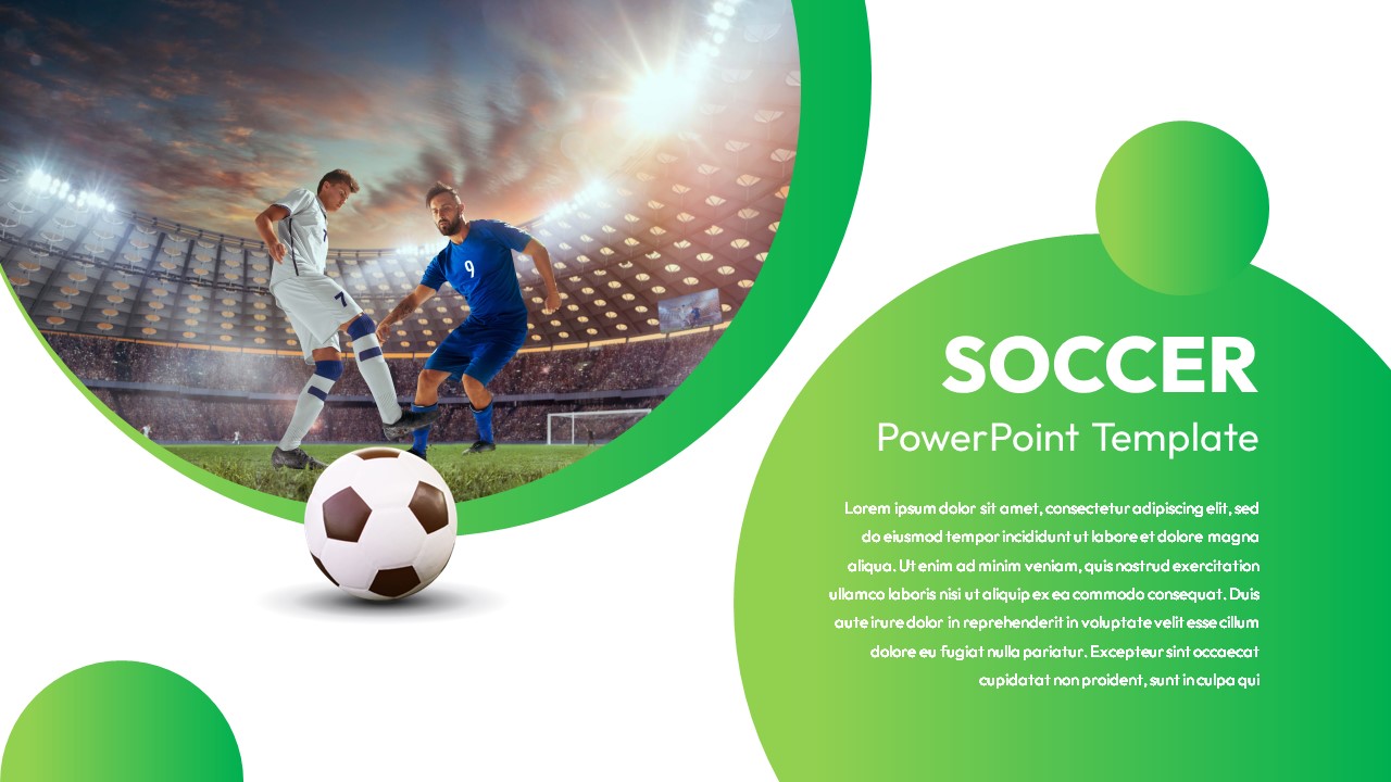 Football Soccer PowerPoint Template