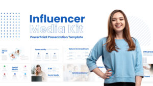 Influencer Media Kit PowerPoint Template