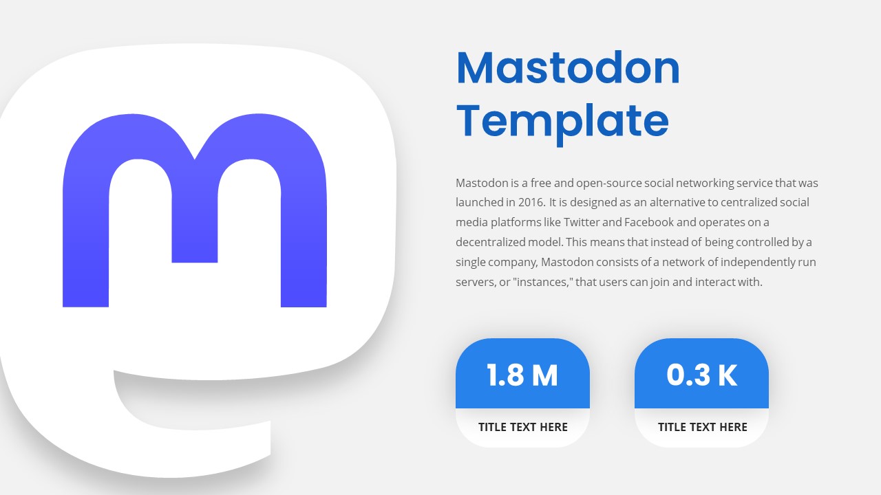 Mastodon PowerPoint Presentation Template