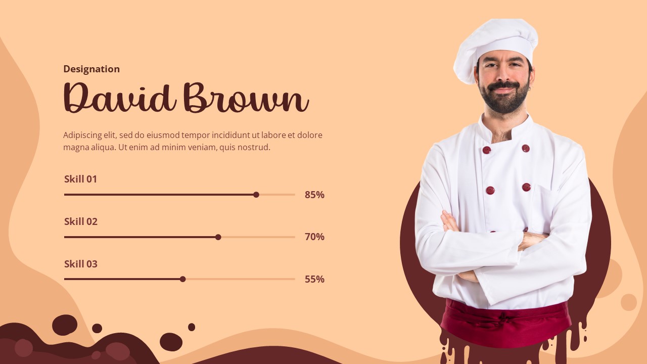 Chocolate PowerPoint Template Free5