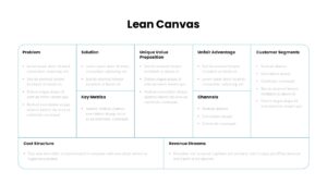 Lean Canvas PowerPoint Template