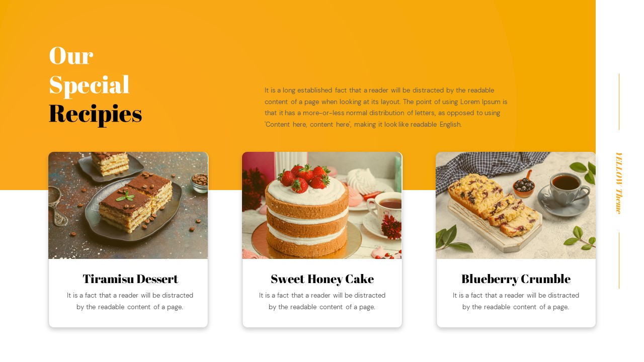 Yellow Theme Food and Beverage PowerPoint Presentation Template14