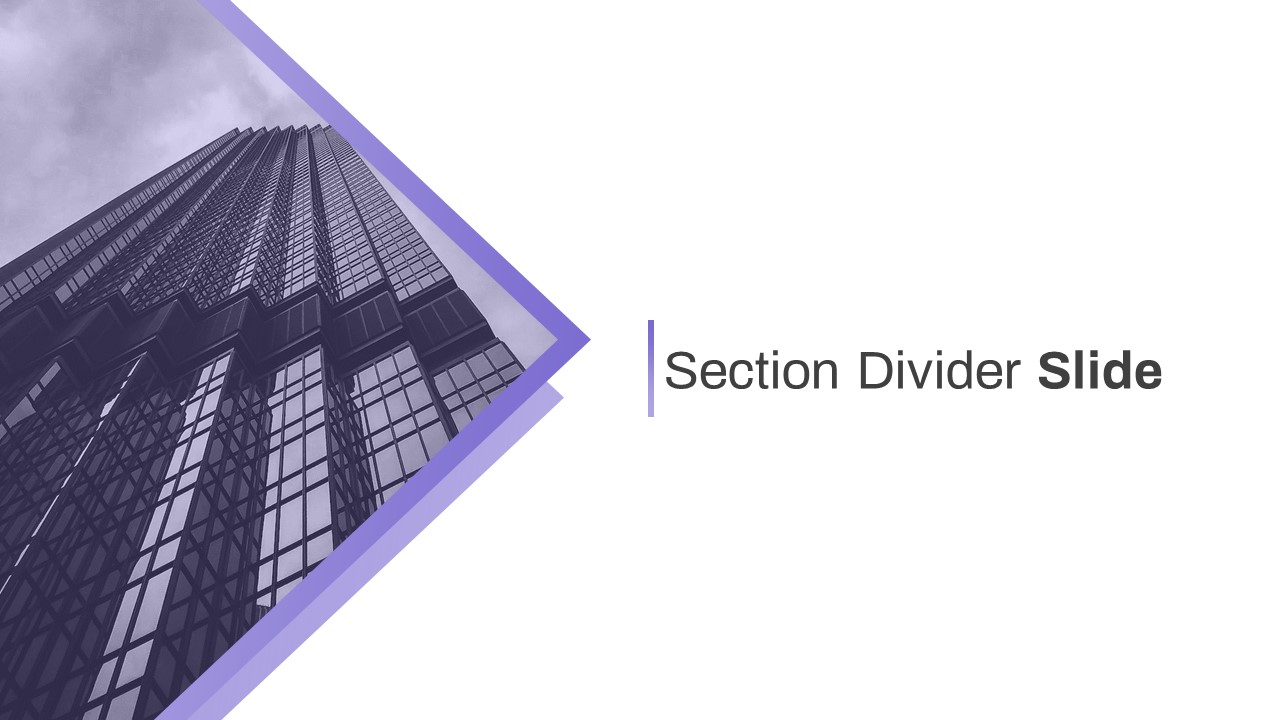 Attractive Section Divider Slide Template