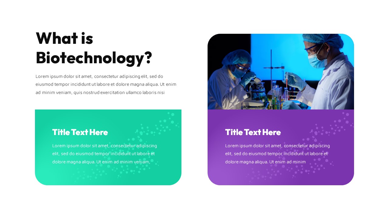 Biotechnology Ppt Presentation Template