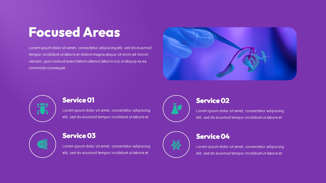 biotechnology focused areas ppt