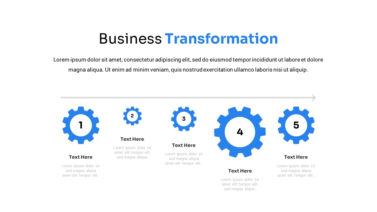 business transformation ppt slide