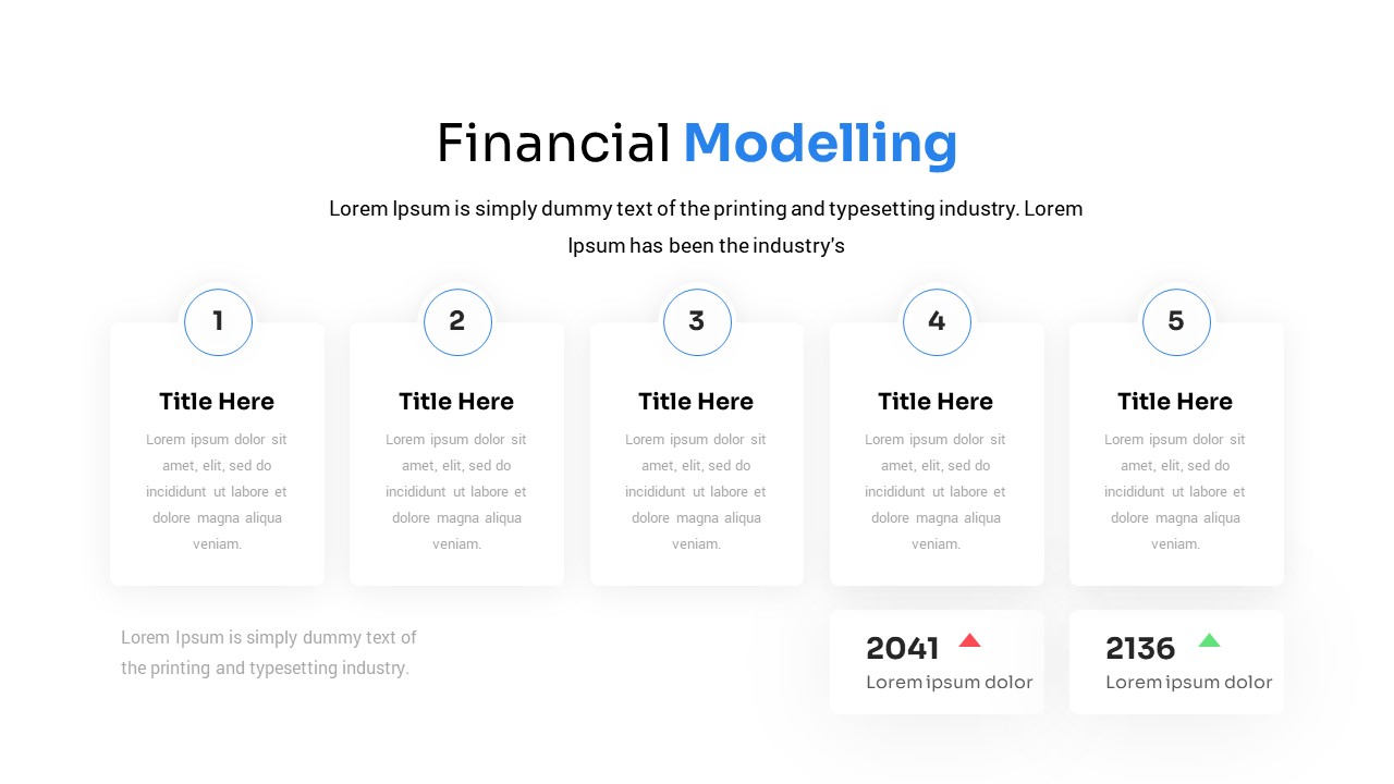 financial modelling powerpoint slide