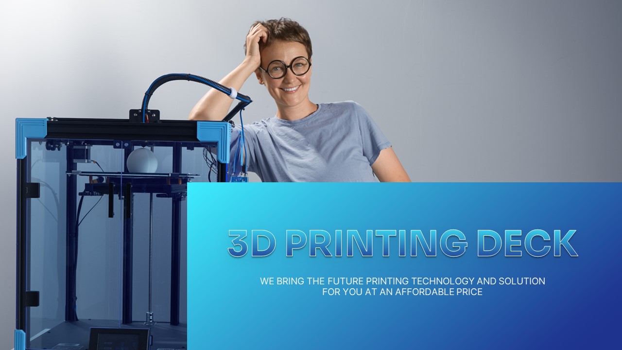 3D Printing Deck PowerPoint Template