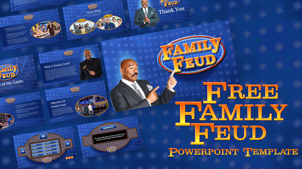 Free Family Feud PowerPoint Template