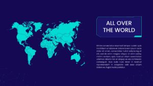 Prezi Style world map Template