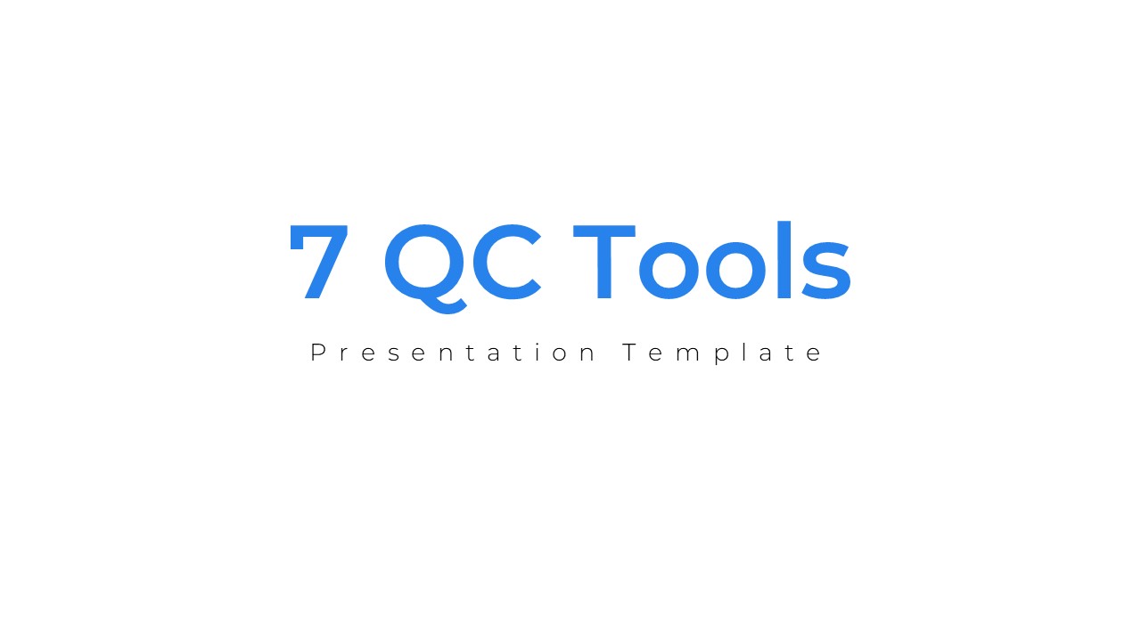 7 QC Tools PowerPoint Template