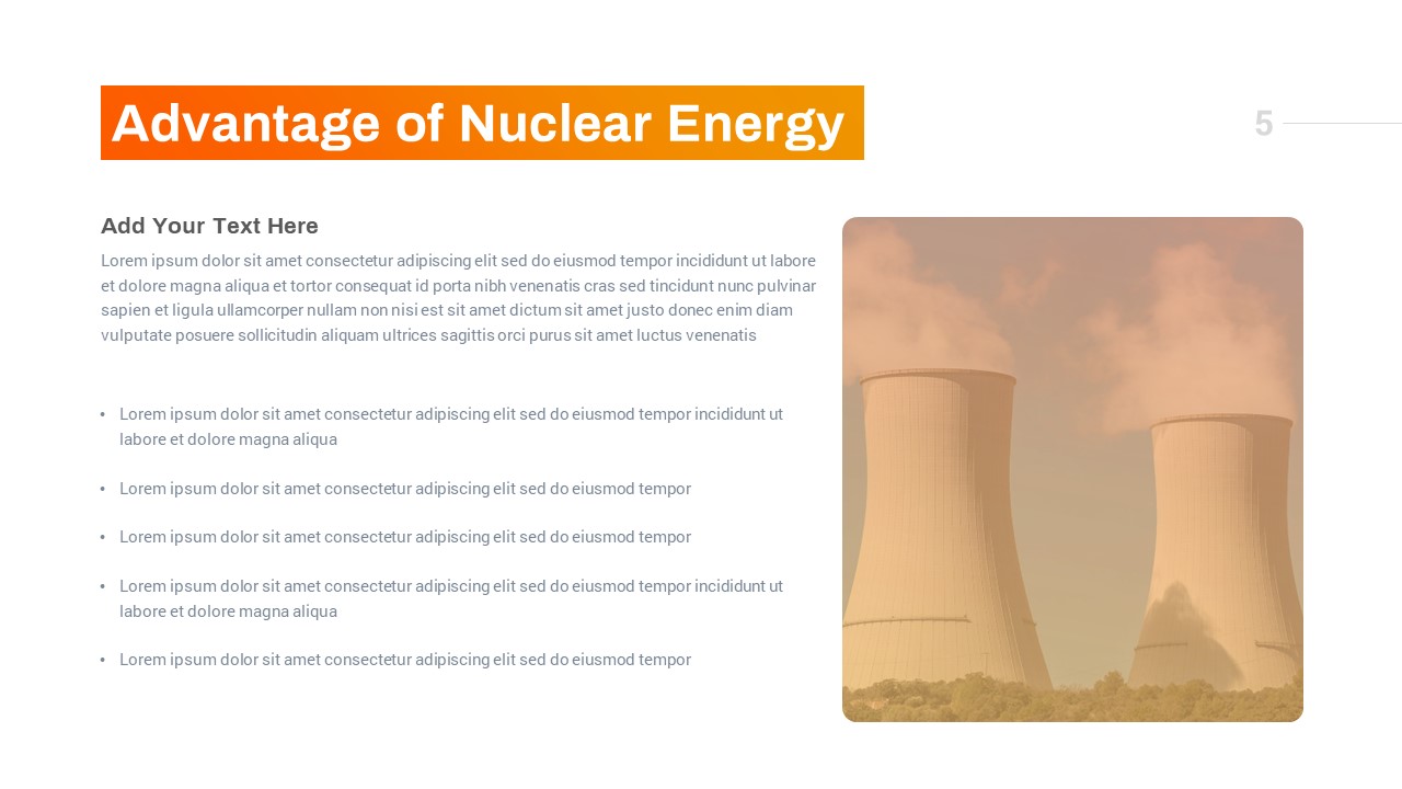 Nuclear Energy Presentation Template