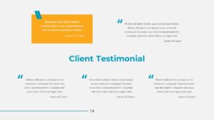 Pharmaceutical Company Testimonials Template