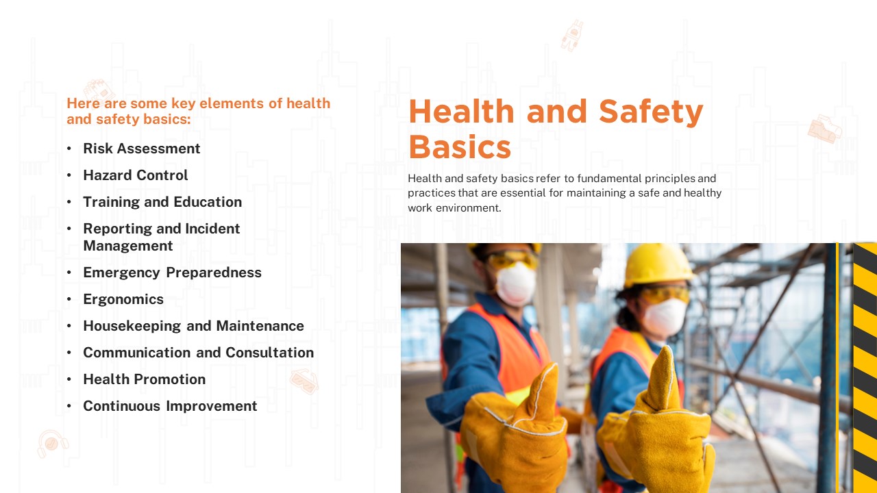 Work Safety PowerPoint Template Deck 08