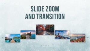 Zoom and Transition Slide PPT Template