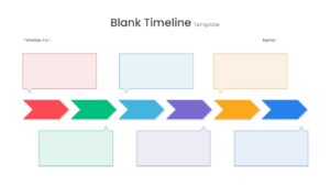 Blank Timeline PowerPoint slide