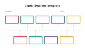 Blank Timeline Template PowerPoint