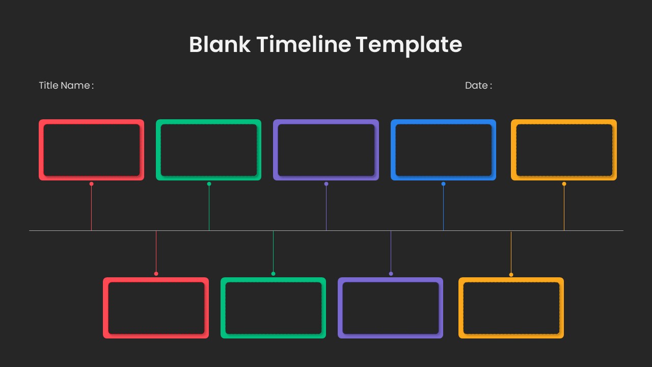 Blank Timeline Template ppt