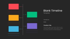 Blank Timeline editable ppt