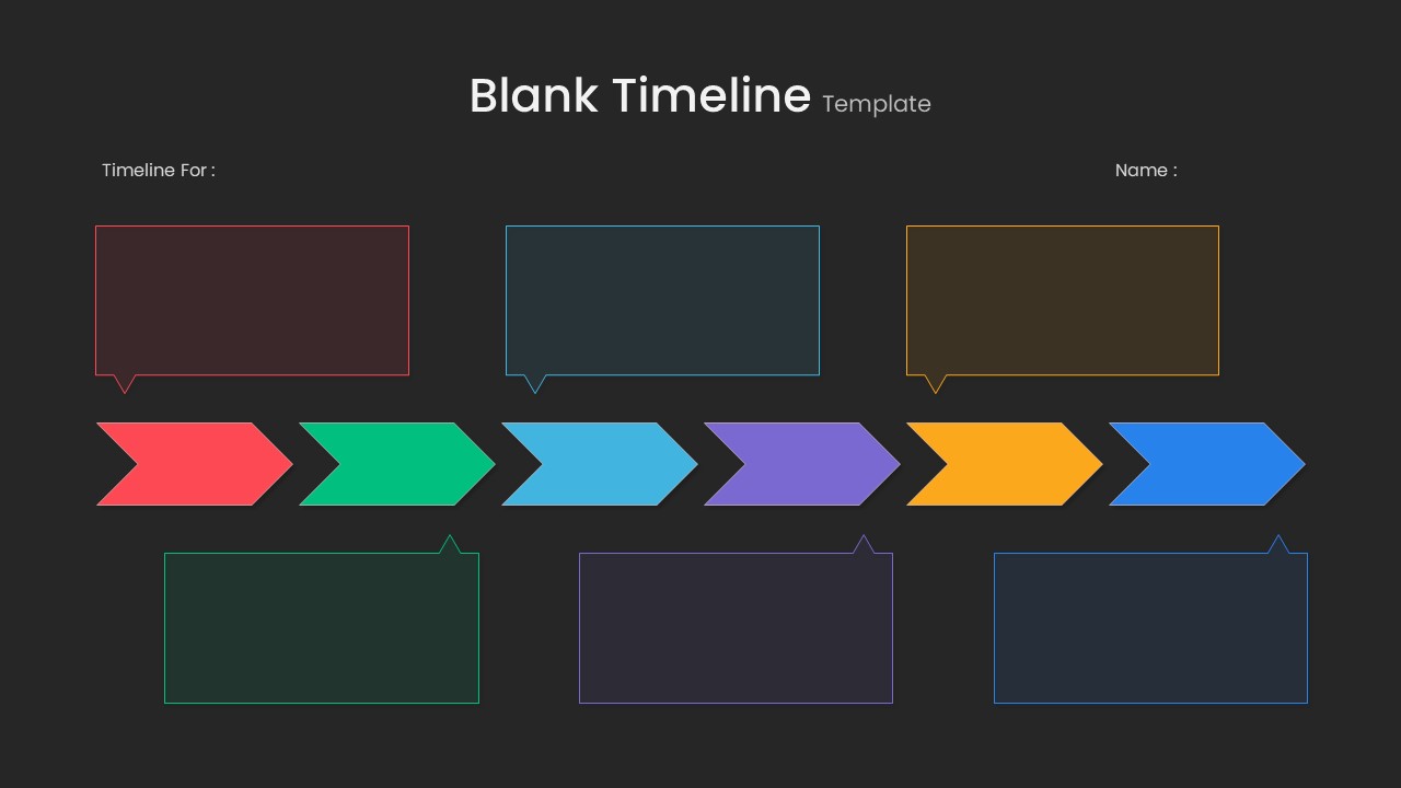 Blank Timeline slide