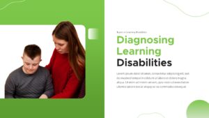 diagnosing Learning Disabilities PowerPoint Presentation Template