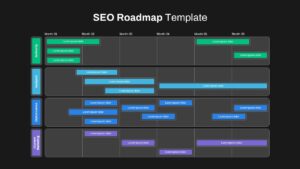 SEO Roadmap PPT slide