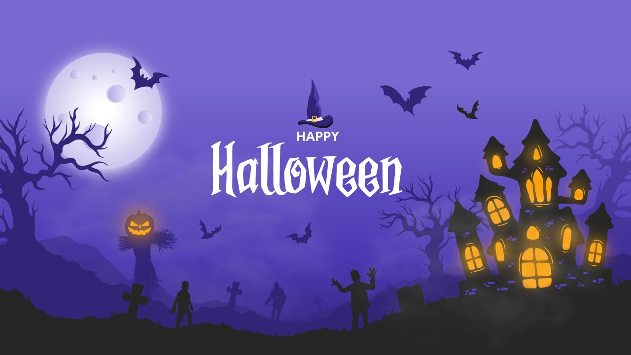 free Halloween powerPoint Template