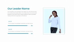 Clean Deck Free Presentation Template Leader