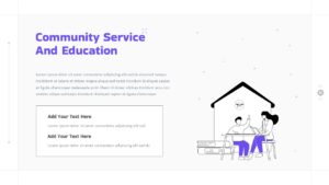 Free Community Service PowerPoint Template Education