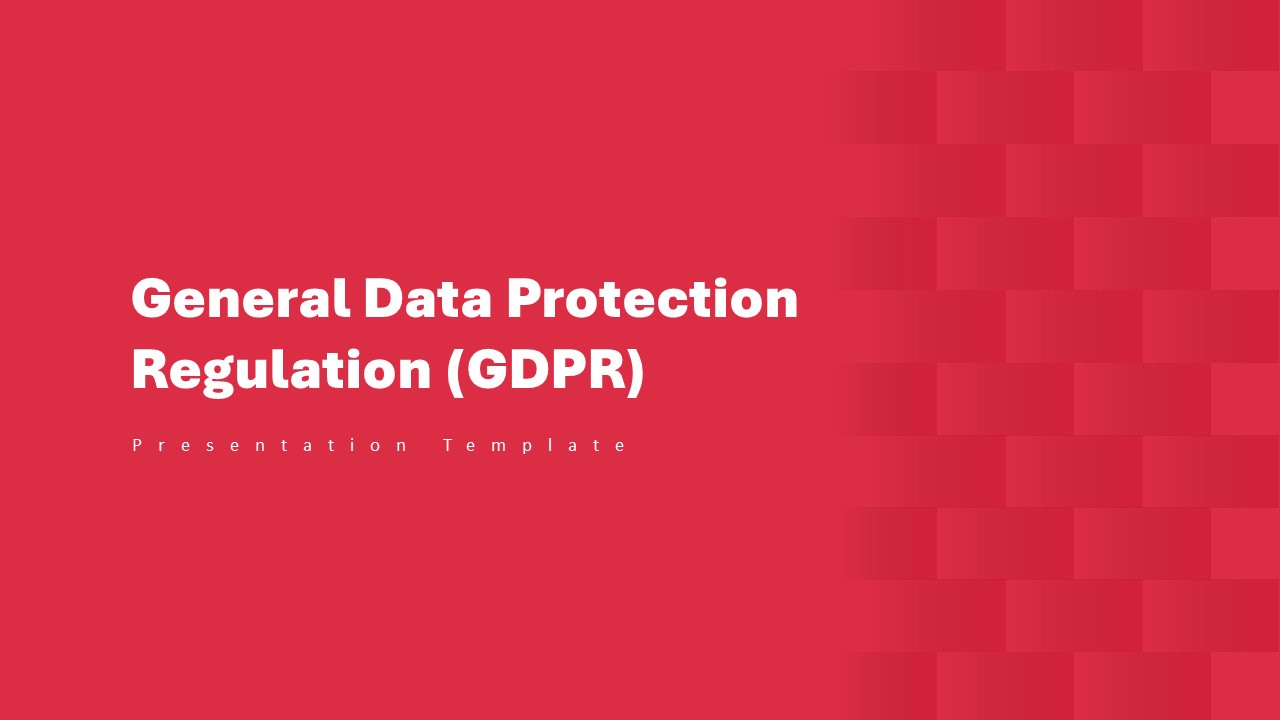 GDPR PowerPoint Template Deck