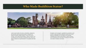 Free-Buddhism-PowerPoint-Template-Statue