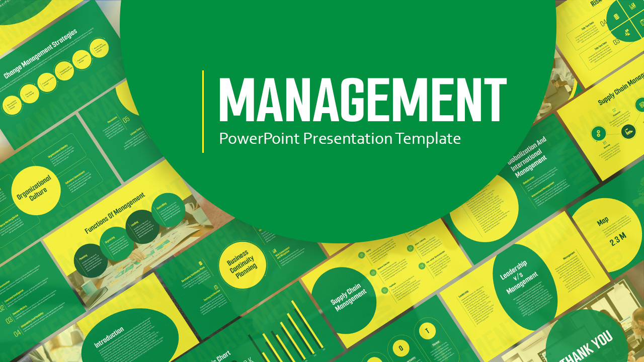 Free Management Deck PowerPoint Template