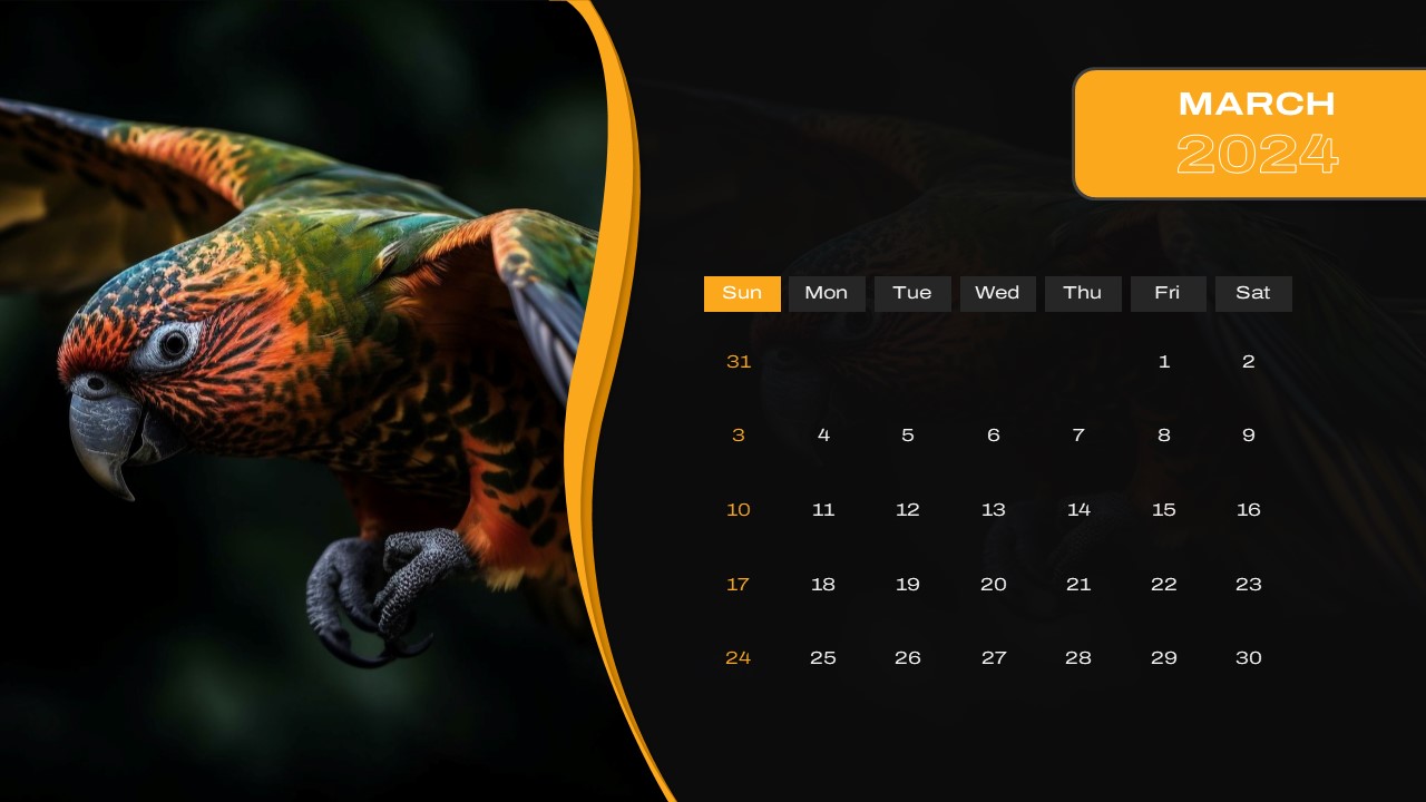 Free-PowerPoint-Calendar-2024-Template-March