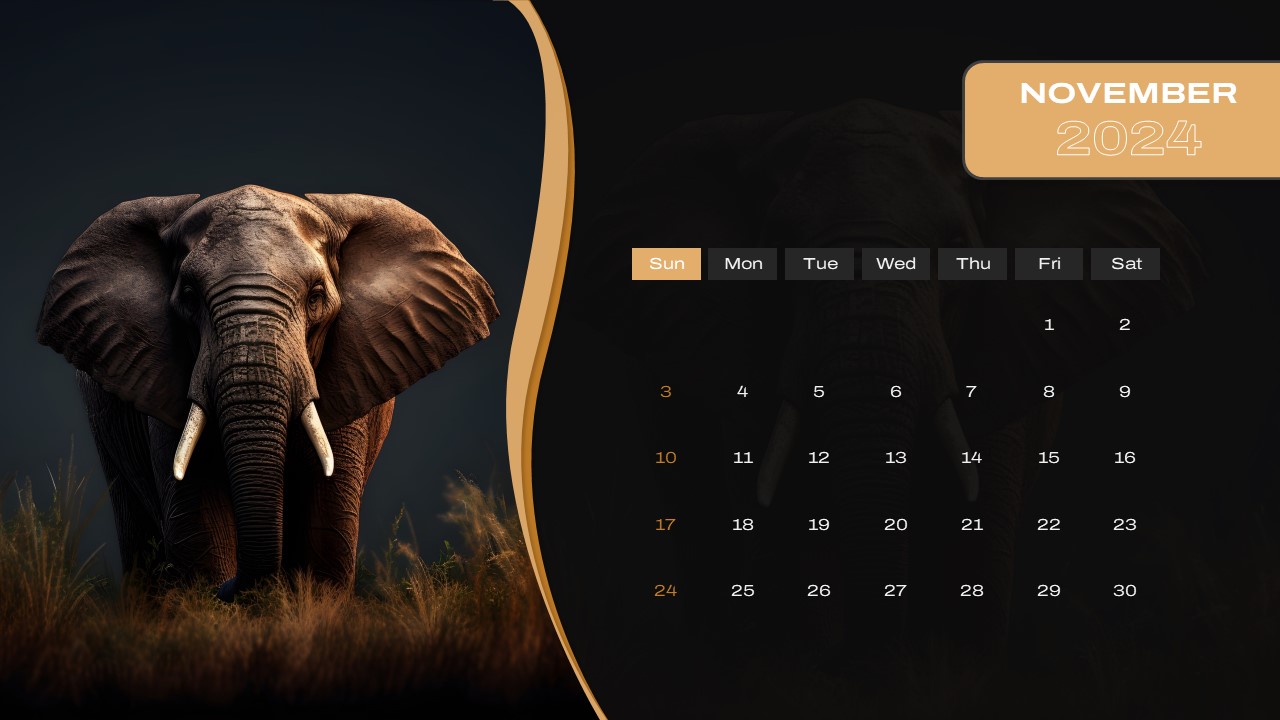 Free-PowerPoint-Calendar-2024-Template-November