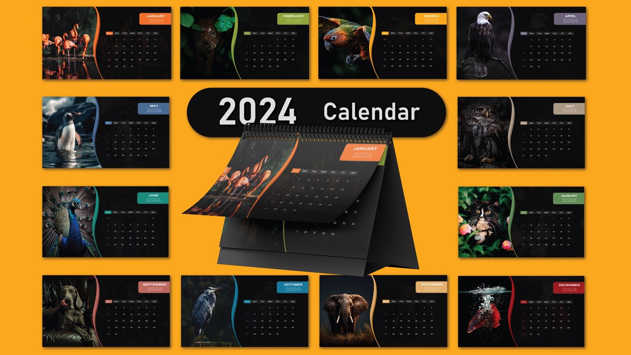 Free-PowerPoint-Calendar-2024-Template