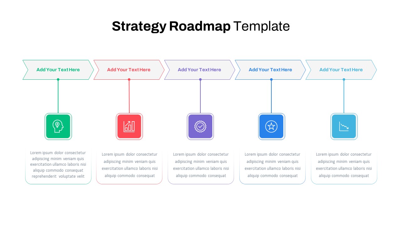 Strategy-Roadmap-Powerpoint-Template-flat