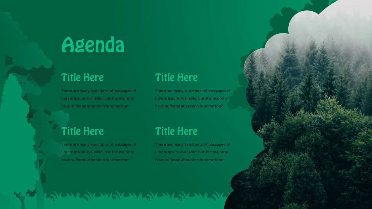 Forest-PowerPoint-Theme-Agenda