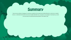 Forest-PowerPoint-Theme-Summary