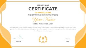 Free Certificate PowerPoint Template featured image