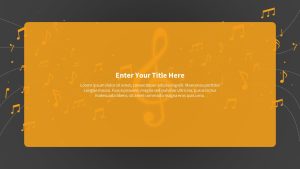 Free-Music-Background-PowerPoint-Template-Yellow