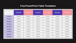 Free-PPT-Table-Templates