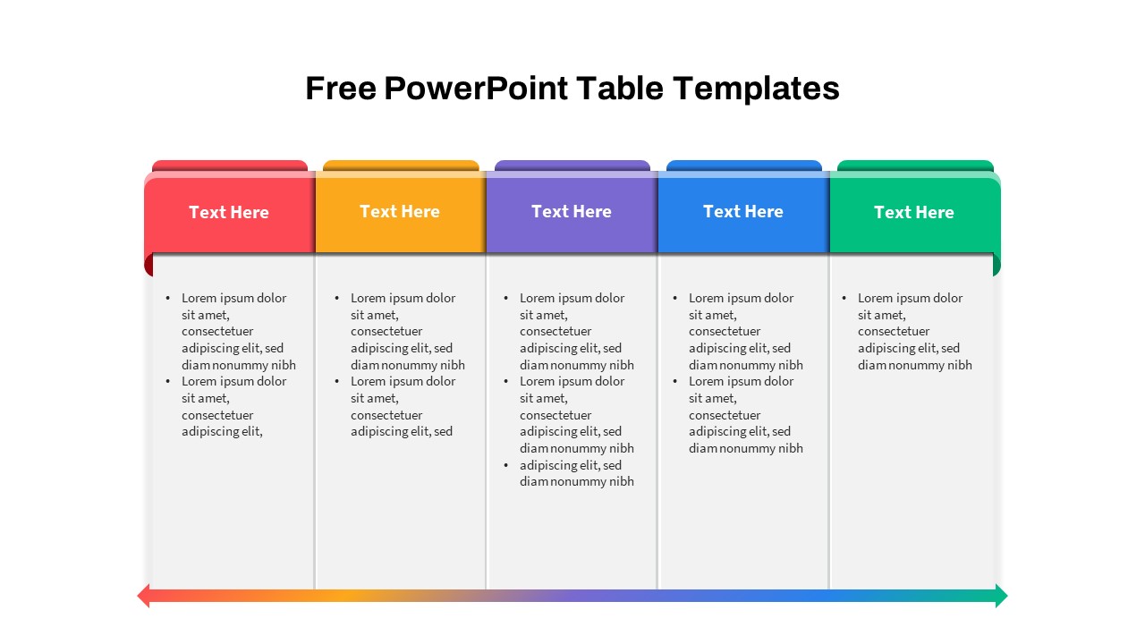 Free-PowerPoint-Table-Template