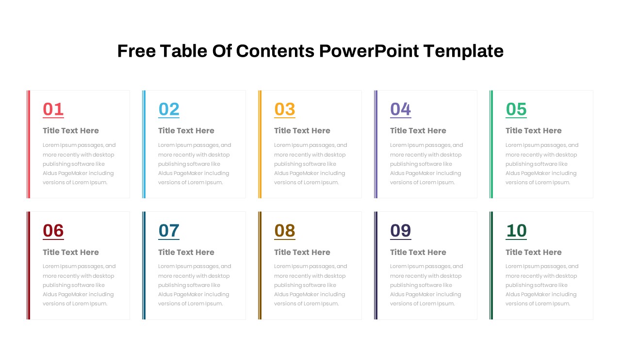 Free-Table-Of-Contents-PowerPoint-Template