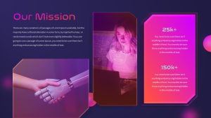 Free Animated Futuristic PowerPoint Template Mission