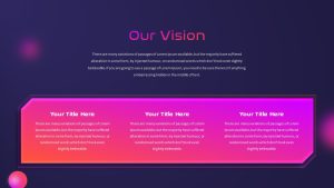 Free Animated Futuristic PowerPoint Template Vision